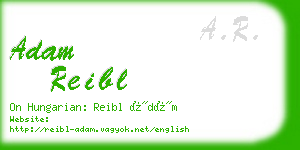 adam reibl business card